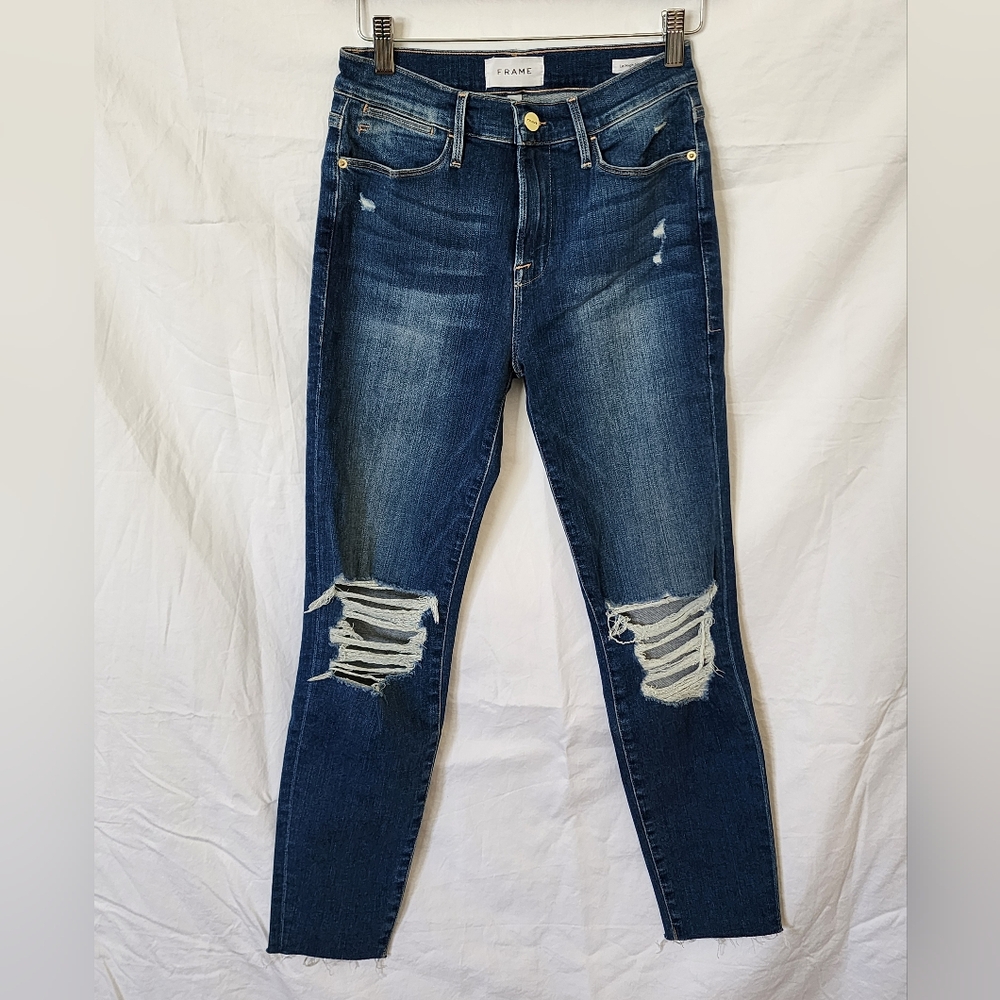 Frame- Denim Le High Skinny Crop Style